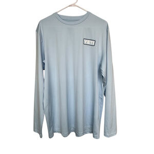 YETI Light Blue Long Sleeve Fly Fishing Graphic Tee XL